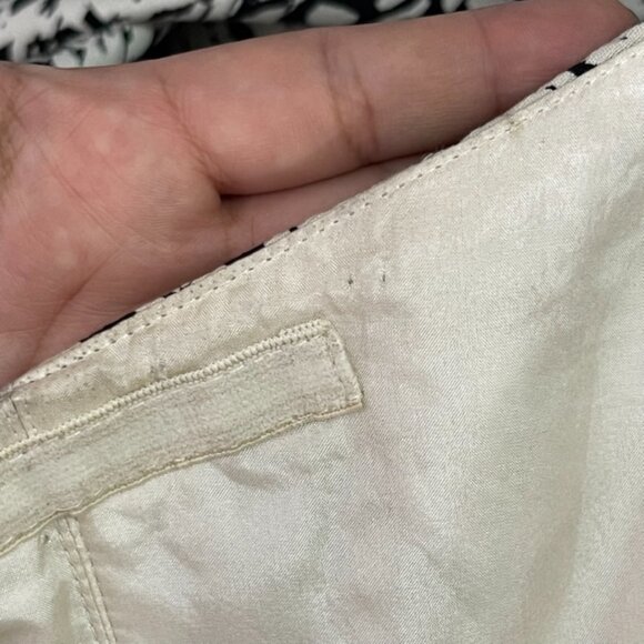 Cynthia Steffe Women's Black White Ruffle Mini Strapless Dress Size 2 - Picture 15 of 16